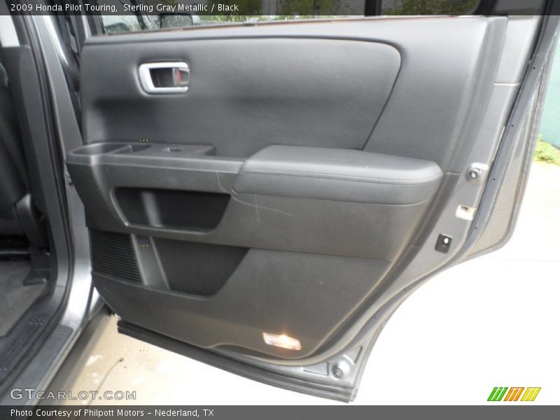 Sterling Gray Metallic / Black 2009 Honda Pilot Touring