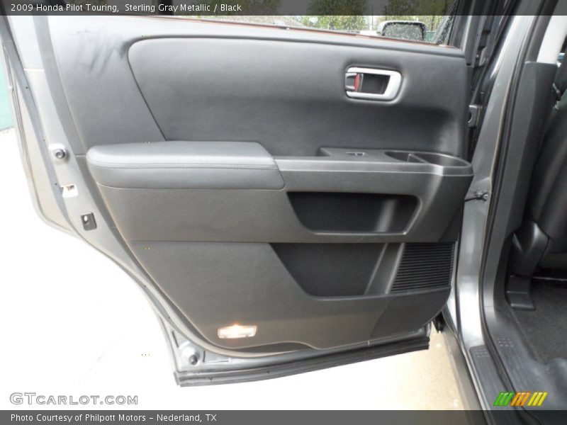 Sterling Gray Metallic / Black 2009 Honda Pilot Touring