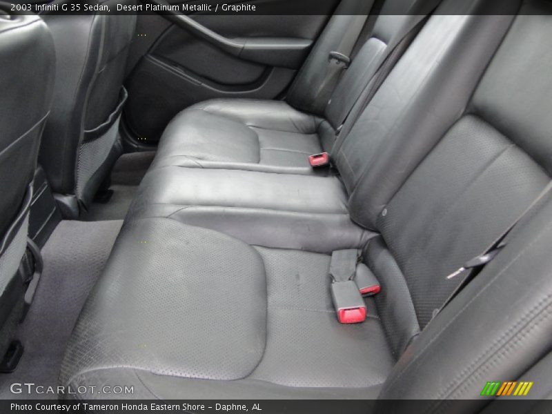 Desert Platinum Metallic / Graphite 2003 Infiniti G 35 Sedan