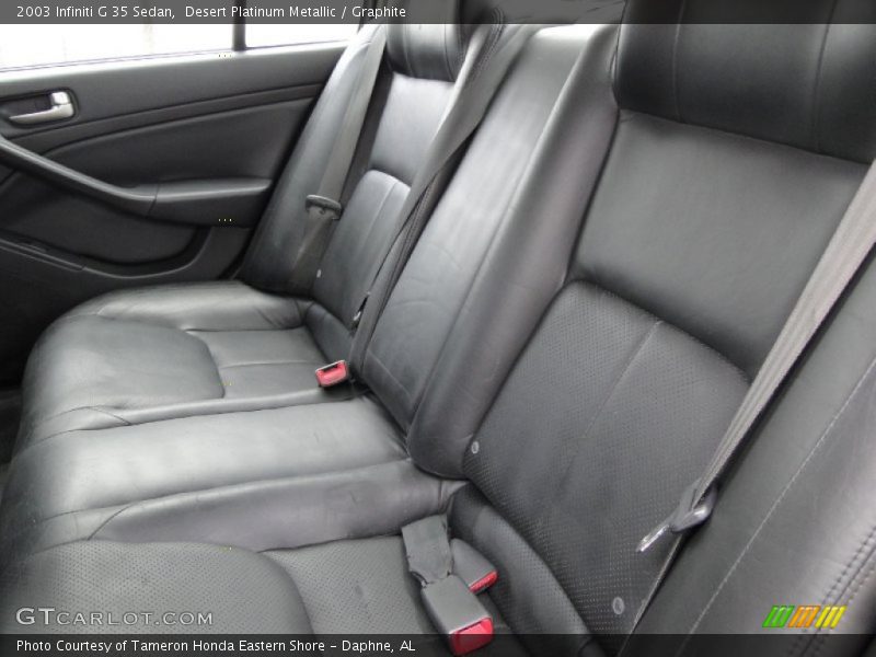 Desert Platinum Metallic / Graphite 2003 Infiniti G 35 Sedan