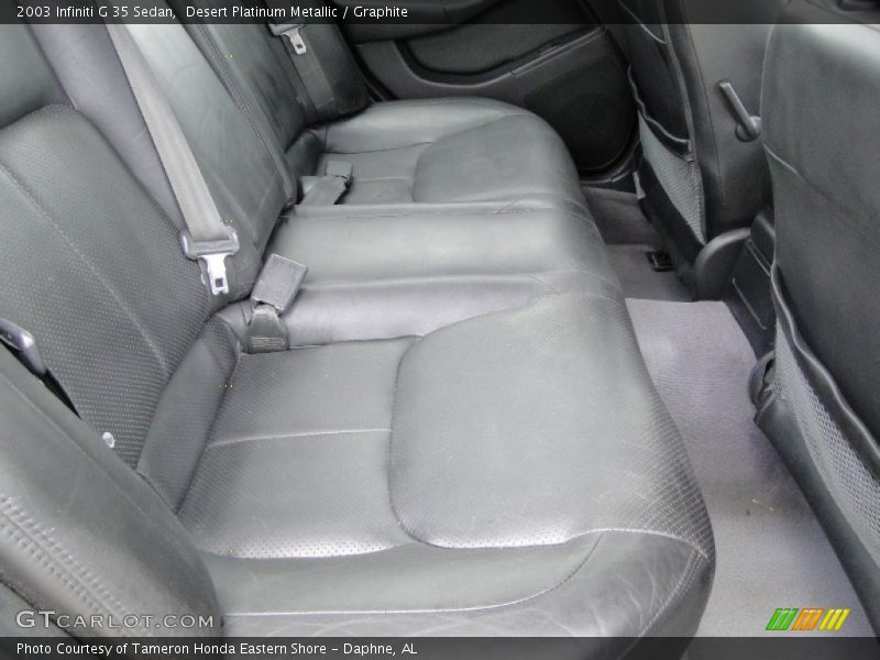 Desert Platinum Metallic / Graphite 2003 Infiniti G 35 Sedan
