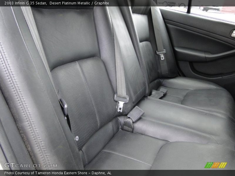 Desert Platinum Metallic / Graphite 2003 Infiniti G 35 Sedan