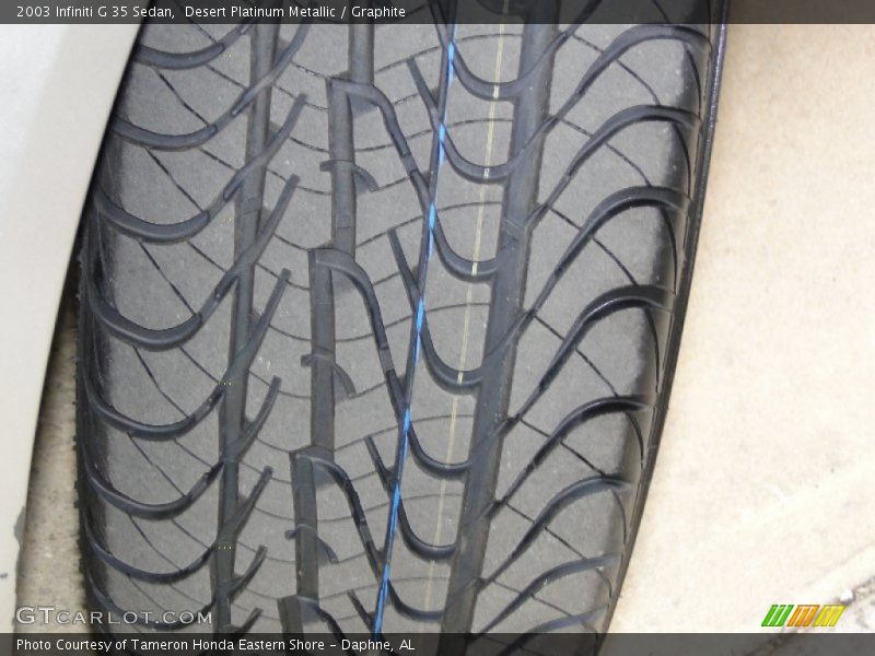 Desert Platinum Metallic / Graphite 2003 Infiniti G 35 Sedan