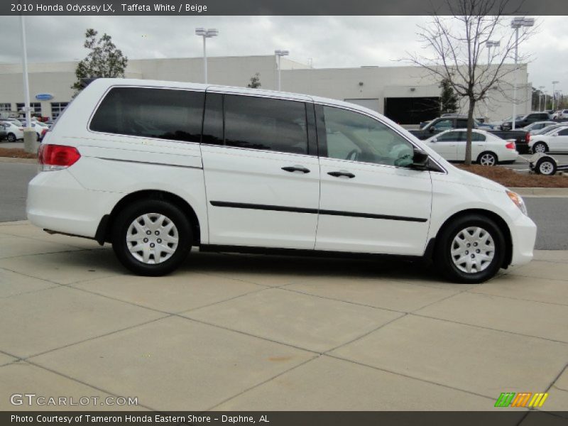 Taffeta White / Beige 2010 Honda Odyssey LX