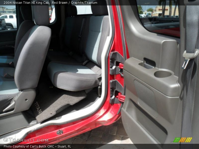 Red Brawn / Graphite/Titanium 2004 Nissan Titan XE King Cab