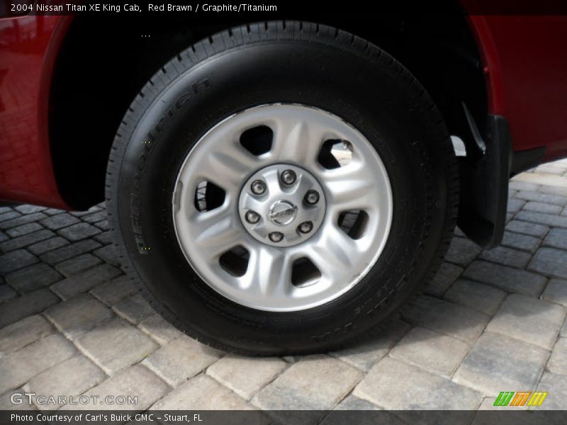 Red Brawn / Graphite/Titanium 2004 Nissan Titan XE King Cab