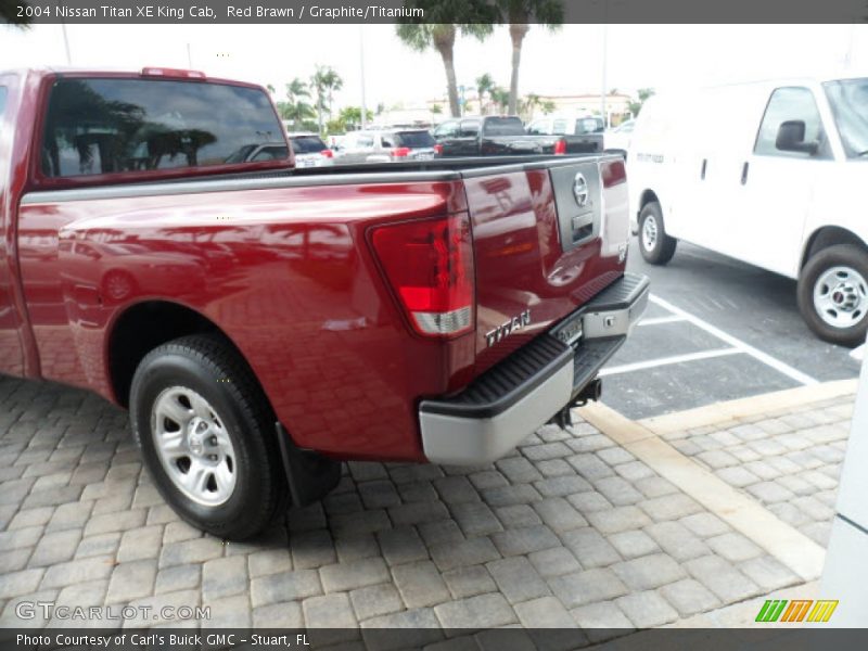 Red Brawn / Graphite/Titanium 2004 Nissan Titan XE King Cab
