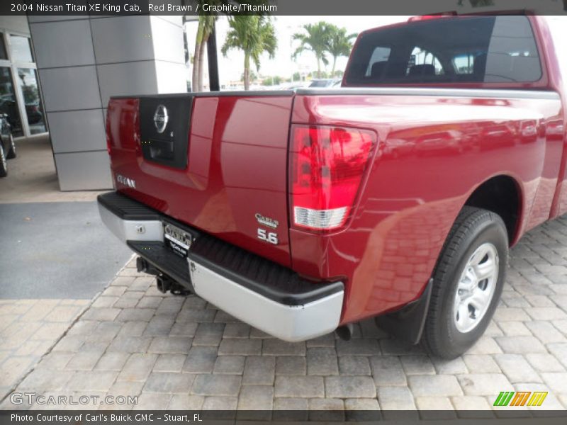 Red Brawn / Graphite/Titanium 2004 Nissan Titan XE King Cab