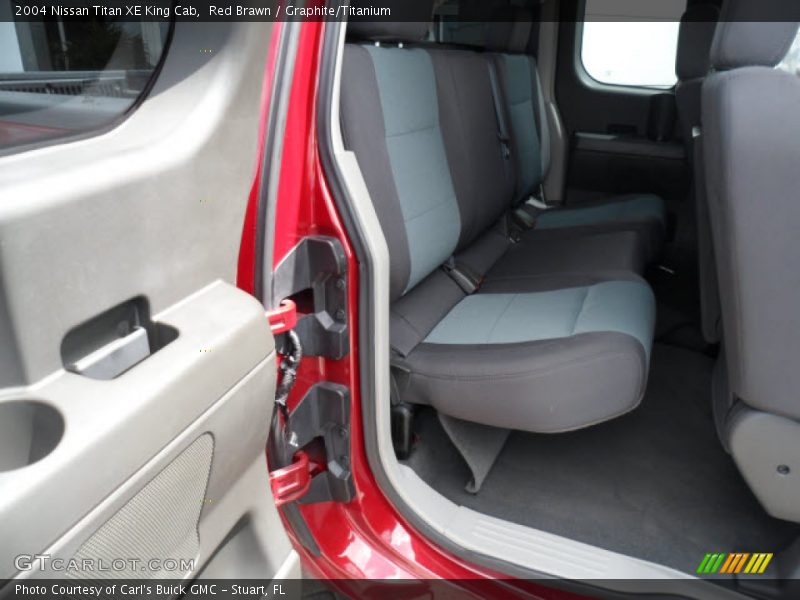 Red Brawn / Graphite/Titanium 2004 Nissan Titan XE King Cab