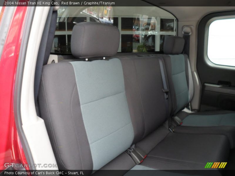 Red Brawn / Graphite/Titanium 2004 Nissan Titan XE King Cab