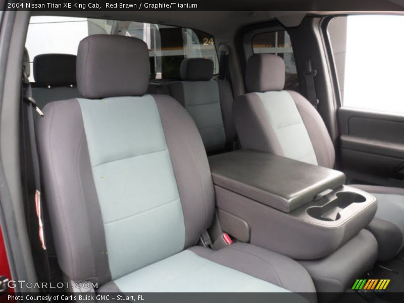 Red Brawn / Graphite/Titanium 2004 Nissan Titan XE King Cab