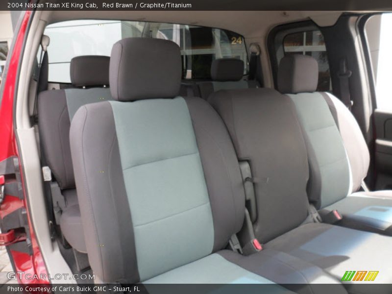 Red Brawn / Graphite/Titanium 2004 Nissan Titan XE King Cab