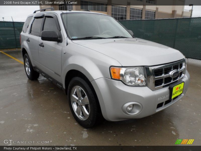 Silver Metallic / Camel 2008 Ford Escape XLT V6