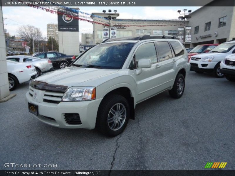 Dover White Pearl / Sandblast Beige 2004 Mitsubishi Endeavor Limited AWD