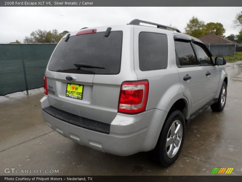 Silver Metallic / Camel 2008 Ford Escape XLT V6