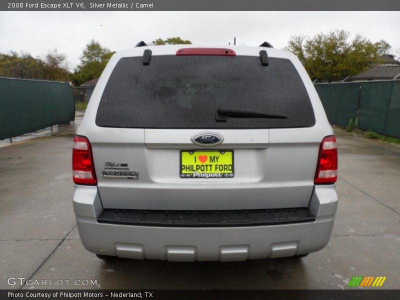Silver Metallic / Camel 2008 Ford Escape XLT V6
