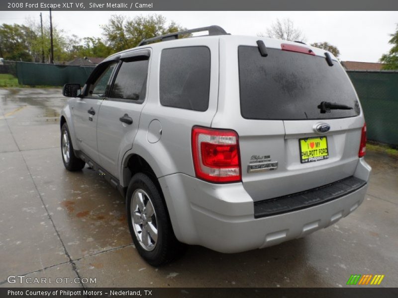 Silver Metallic / Camel 2008 Ford Escape XLT V6