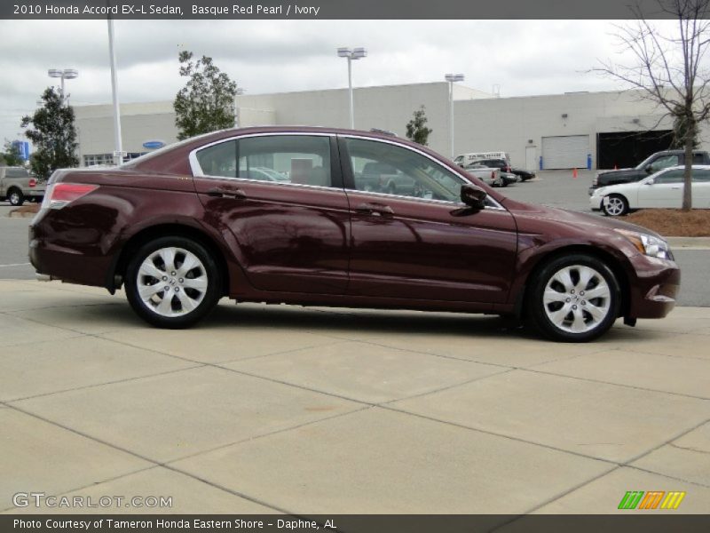 Basque Red Pearl / Ivory 2010 Honda Accord EX-L Sedan