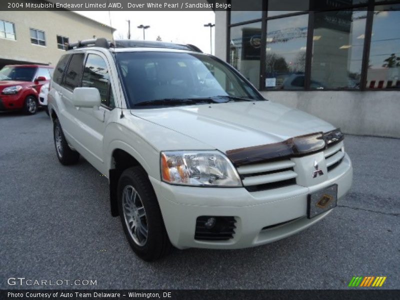 Dover White Pearl / Sandblast Beige 2004 Mitsubishi Endeavor Limited AWD