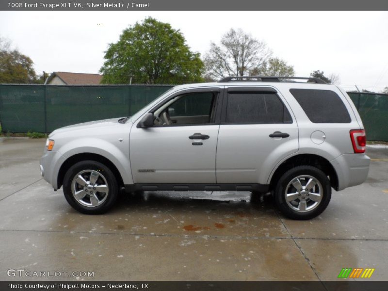 Silver Metallic / Camel 2008 Ford Escape XLT V6