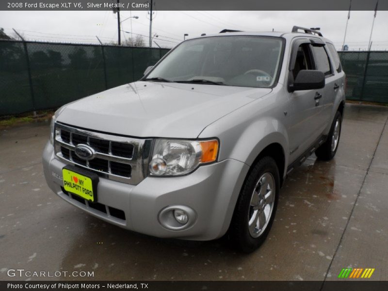 Silver Metallic / Camel 2008 Ford Escape XLT V6