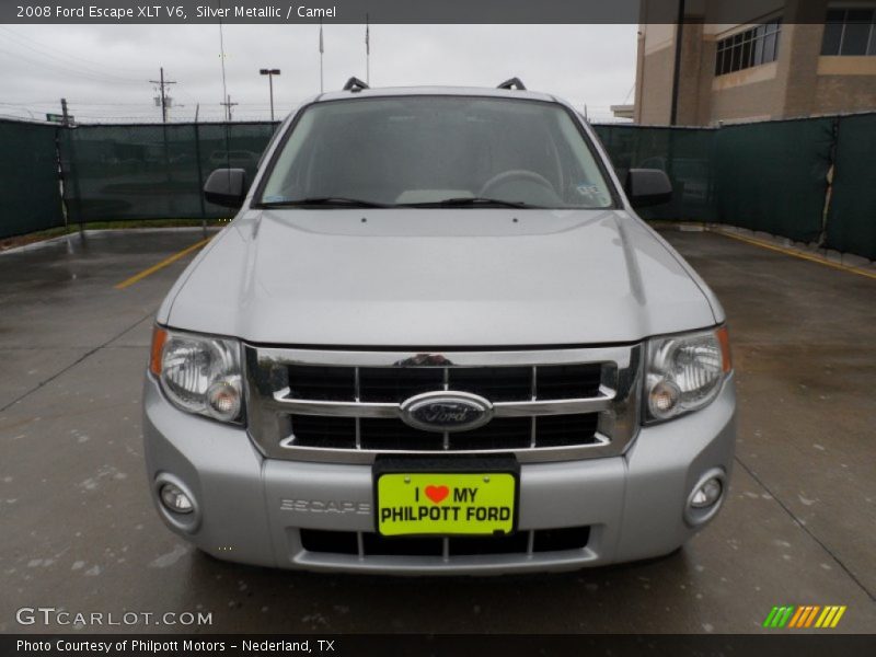 Silver Metallic / Camel 2008 Ford Escape XLT V6