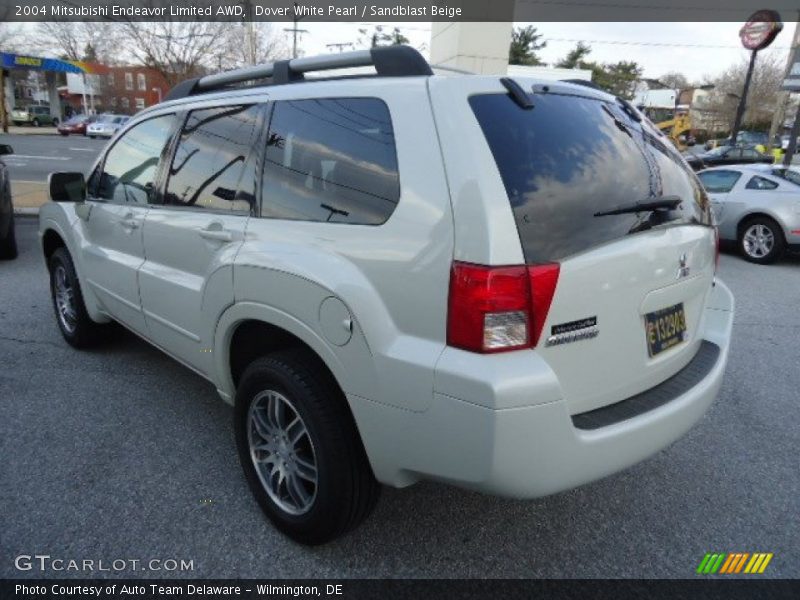 Dover White Pearl / Sandblast Beige 2004 Mitsubishi Endeavor Limited AWD