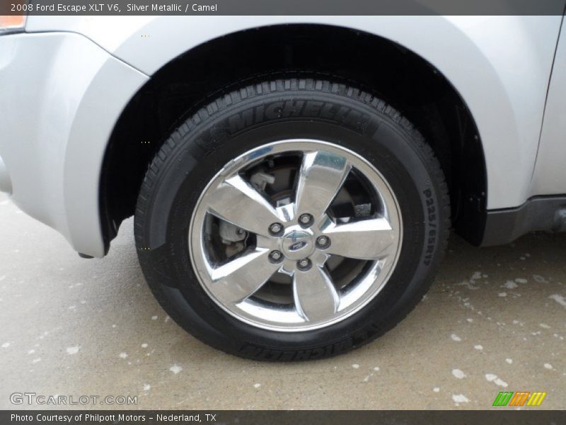 Silver Metallic / Camel 2008 Ford Escape XLT V6