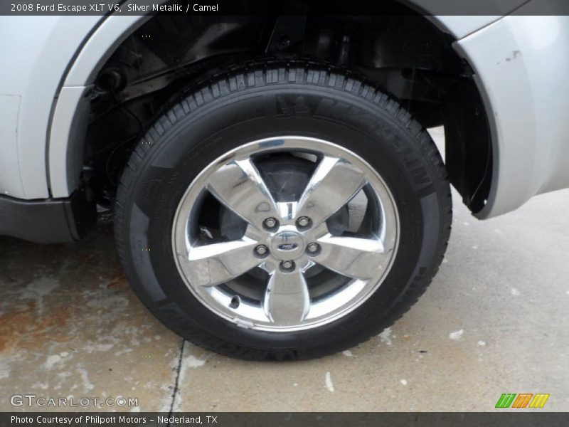 Silver Metallic / Camel 2008 Ford Escape XLT V6