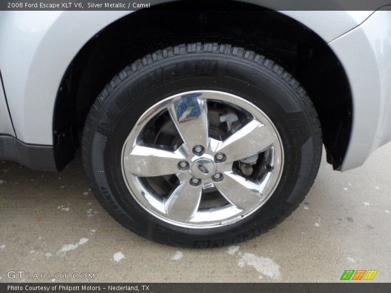 Silver Metallic / Camel 2008 Ford Escape XLT V6