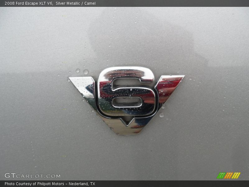 Silver Metallic / Camel 2008 Ford Escape XLT V6