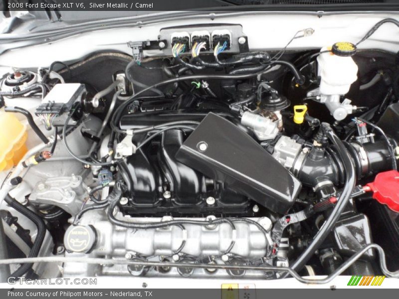 Silver Metallic / Camel 2008 Ford Escape XLT V6