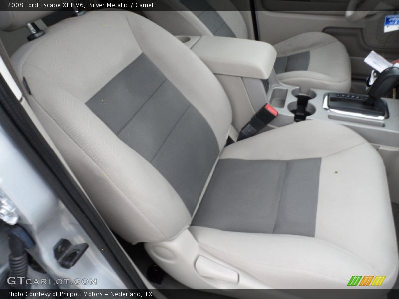 Silver Metallic / Camel 2008 Ford Escape XLT V6