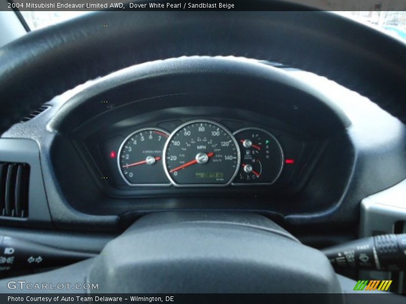 Dover White Pearl / Sandblast Beige 2004 Mitsubishi Endeavor Limited AWD
