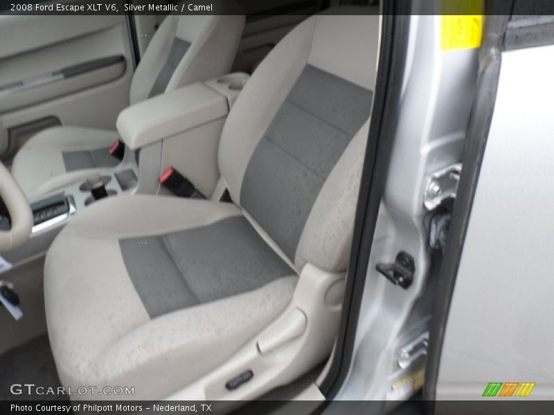 Silver Metallic / Camel 2008 Ford Escape XLT V6