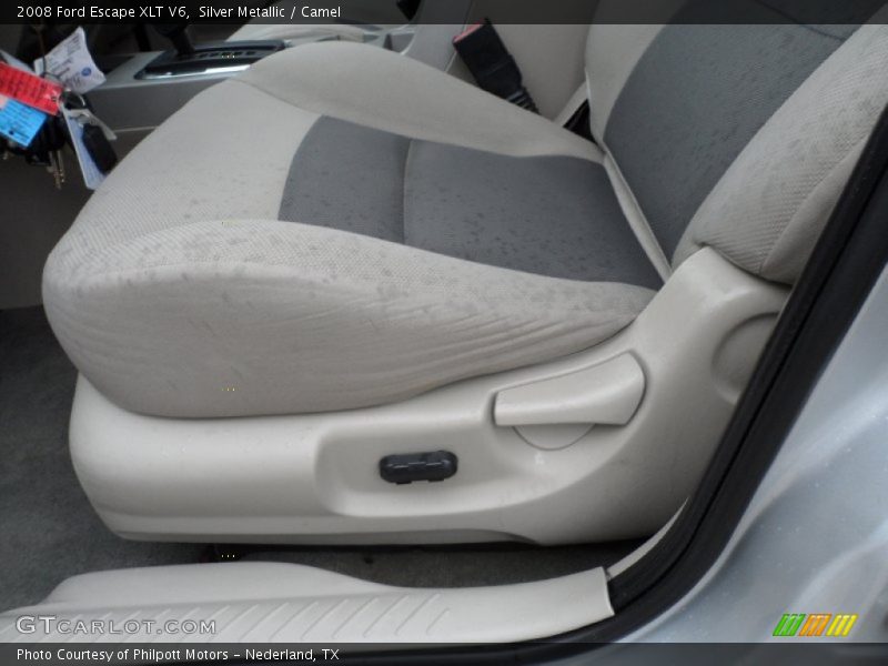 Silver Metallic / Camel 2008 Ford Escape XLT V6