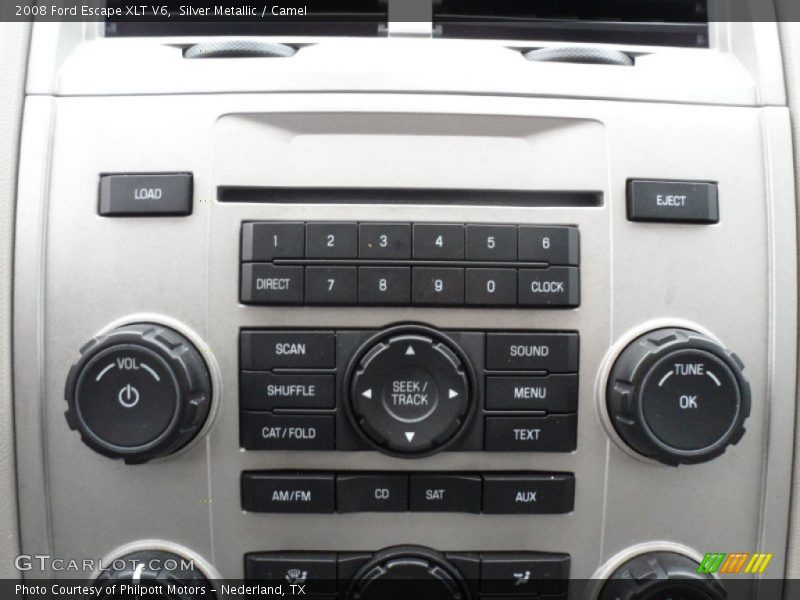 Silver Metallic / Camel 2008 Ford Escape XLT V6