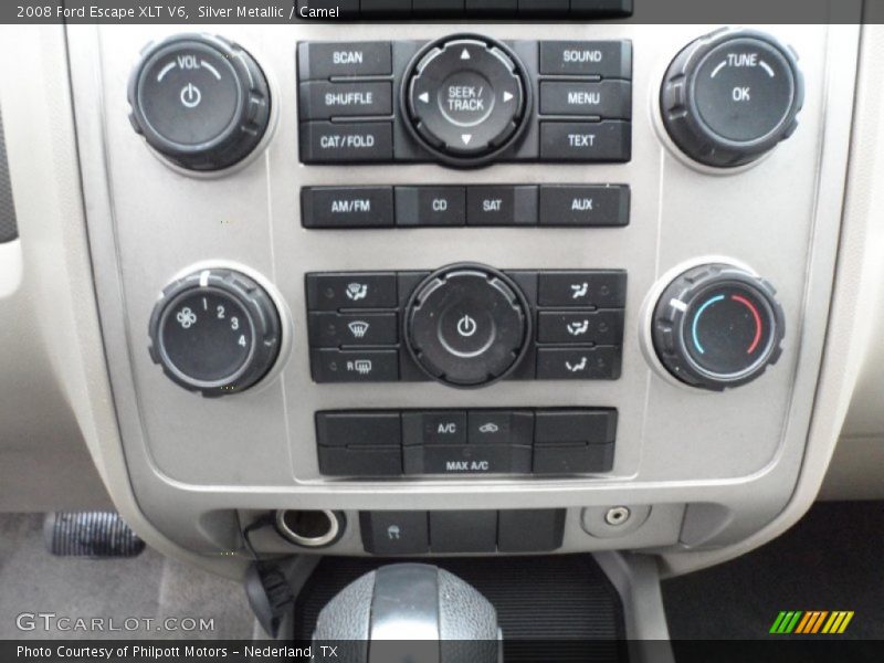 Silver Metallic / Camel 2008 Ford Escape XLT V6