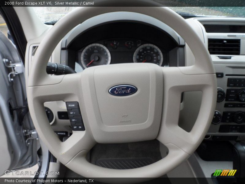 Silver Metallic / Camel 2008 Ford Escape XLT V6
