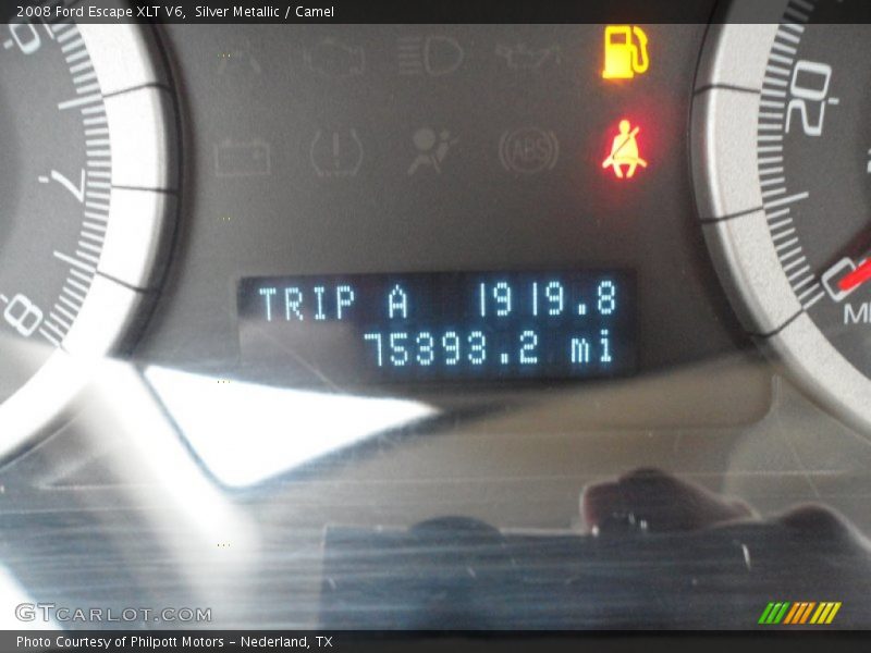 Silver Metallic / Camel 2008 Ford Escape XLT V6