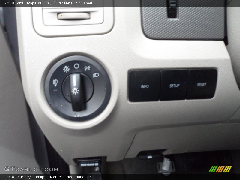 Silver Metallic / Camel 2008 Ford Escape XLT V6
