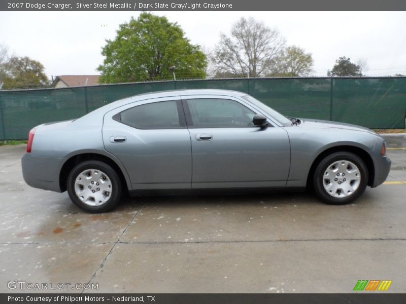 Silver Steel Metallic / Dark Slate Gray/Light Graystone 2007 Dodge Charger