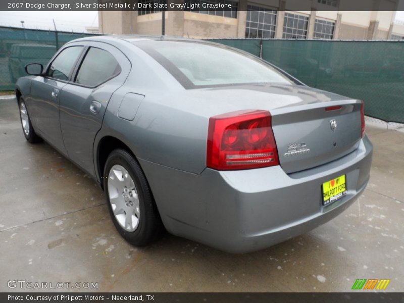 Silver Steel Metallic / Dark Slate Gray/Light Graystone 2007 Dodge Charger