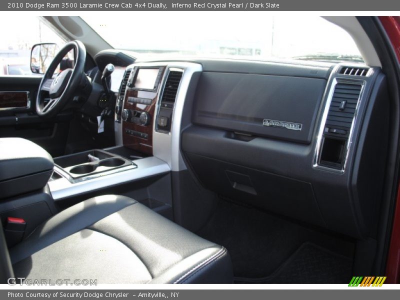 Inferno Red Crystal Pearl / Dark Slate 2010 Dodge Ram 3500 Laramie Crew Cab 4x4 Dually