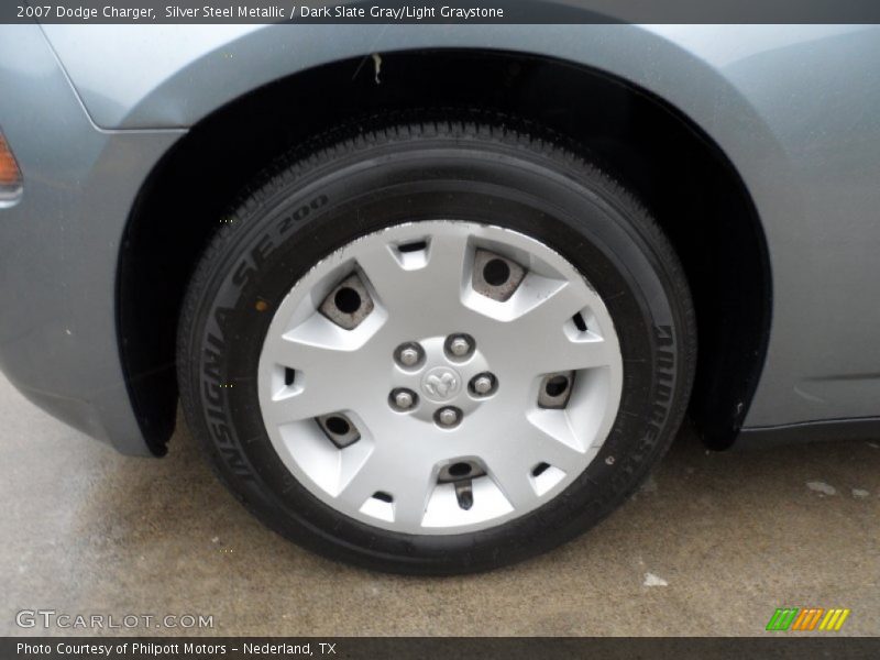 Silver Steel Metallic / Dark Slate Gray/Light Graystone 2007 Dodge Charger