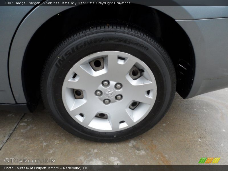 Silver Steel Metallic / Dark Slate Gray/Light Graystone 2007 Dodge Charger