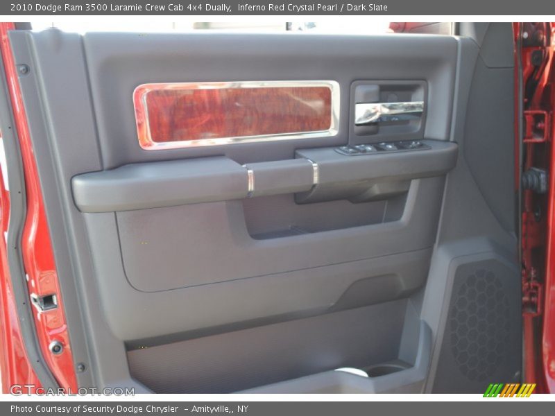 Inferno Red Crystal Pearl / Dark Slate 2010 Dodge Ram 3500 Laramie Crew Cab 4x4 Dually