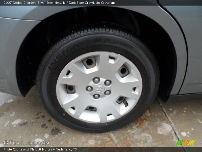 Silver Steel Metallic / Dark Slate Gray/Light Graystone 2007 Dodge Charger