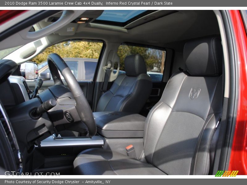 Inferno Red Crystal Pearl / Dark Slate 2010 Dodge Ram 3500 Laramie Crew Cab 4x4 Dually