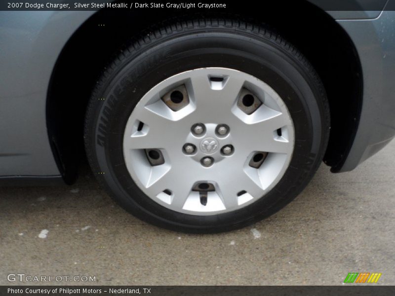 Silver Steel Metallic / Dark Slate Gray/Light Graystone 2007 Dodge Charger